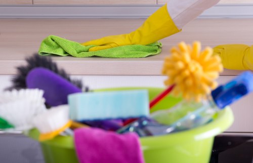 Weekly cleaning visit in Richmond focused on floors, surfaces, and high-touch areas