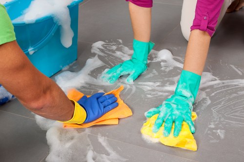 Detailed fabric care during curtain cleaning in Richmond