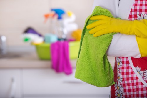 Local upholstery technician working in a Richmond apartment
