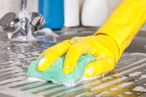 Commercial stain removal work in a Richmond office or reception area