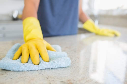 Kitchen and bathroom routine cleaning for a Richmond property